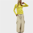 pantalone garzato modello cargo new york